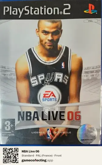 NBA Live 06 PlayStation 2, France box front