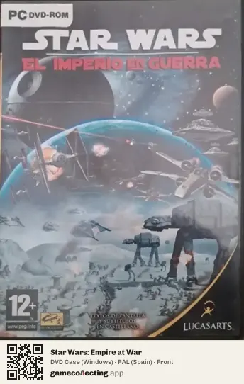 Star Wars: Empire at War Computer, Spain box front