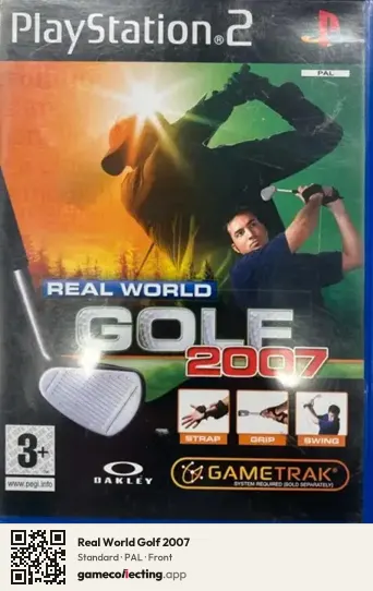 Real World Golf 2007 PlayStation 2, PAL box front