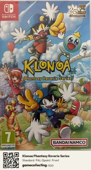 Klonoa Phantasy Reverie Series Nintendo Switch, Spain box front