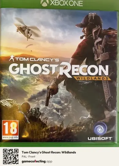 Tom Clancy's Ghost Recon: Wildlands Xbox One, PAL box front