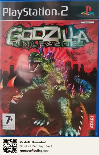 Godzilla Unleashed PlayStation 2, Italy box front