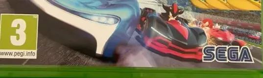 Team Sonic Racing, the USK square on its front