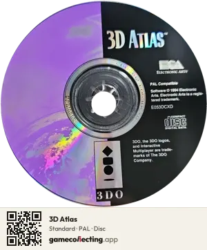 3D Atlas 3DO Interactive Multiplayer, PAL disc
