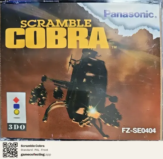 Scramble Cobra 3DO Interactive Multiplayer, PAL box front