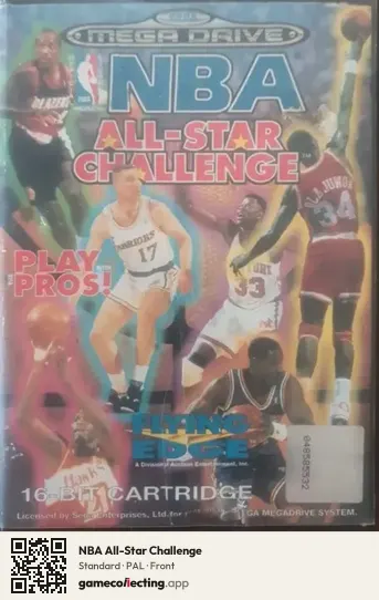 NBA All-Star Challenge Sega Mega Drive / Genesis, PAL box front