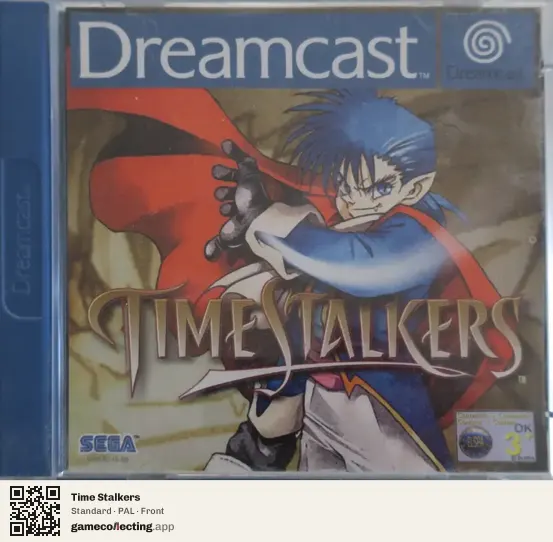 Time Stalkers Sega Dreamcast, PAL box front