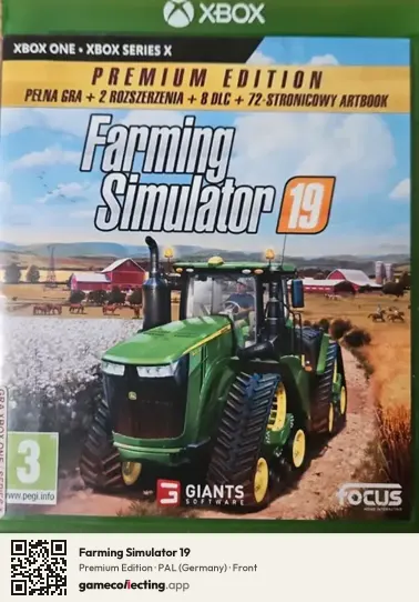 Farming Simulator 19 Xbox One, Germany box front