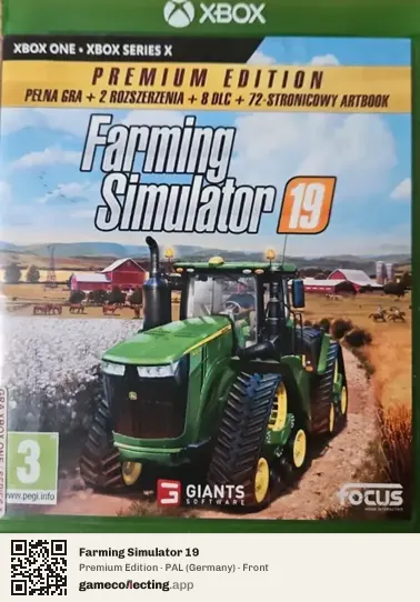 Farming Simulator 19 Xbox One, Germany box front