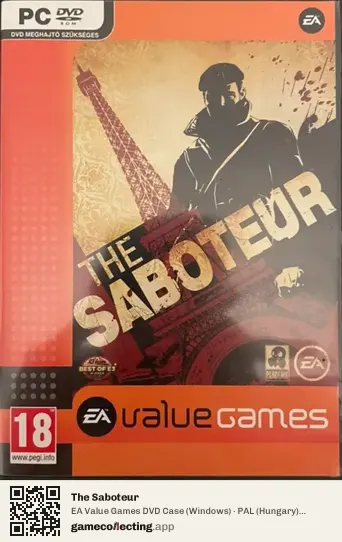 The Saboteur Computer, Hungary box front