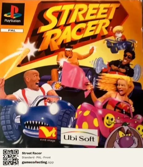 Street Racer PlayStation, PAL box front