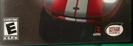 Ford Racing 2, the ESRB box on its front