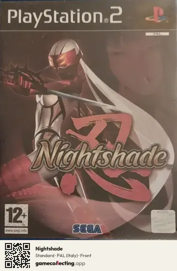 Nightshade PlayStation 2, Italy box front