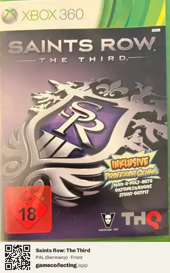 Saints Row: The Third Xbox 360, Germany box front