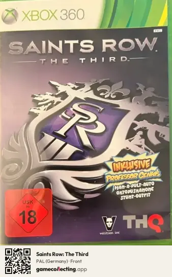 Saints Row: The Third Xbox 360, Germany box front