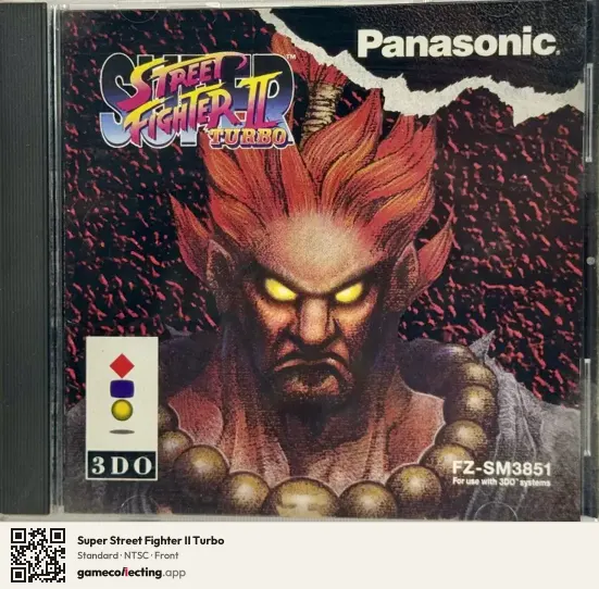 Super Street Fighter II Turbo 3DO Interactive Multiplayer, NTSC box front