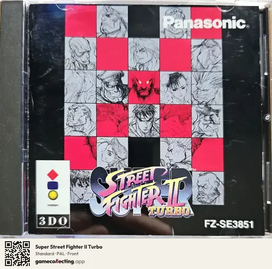 Super Street Fighter II Turbo 3DO Interactive Multiplayer, PAL box front