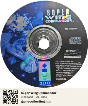 Super Wing Commander 3DO Interactive Multiplayer, PAL disc