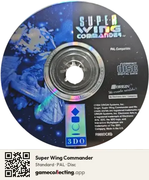Super Wing Commander 3DO Interactive Multiplayer, PAL disc
