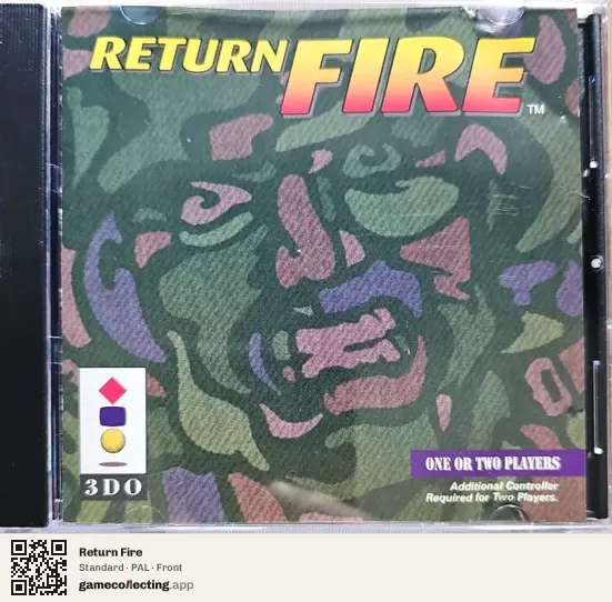 Return Fire 3DO Interactive Multiplayer, PAL box front