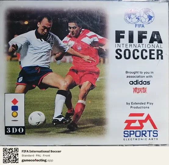 FIFA International Soccer 3DO Interactive Multiplayer, PAL box front