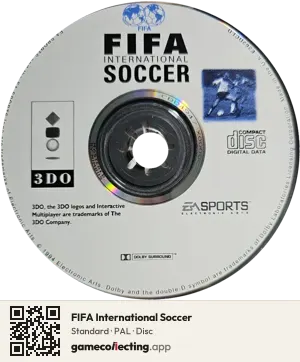 FIFA International Soccer 3DO Interactive Multiplayer, PAL disc
