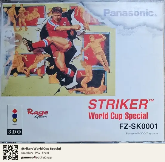 Striker: World Cup Special 3DO Interactive Multiplayer, PAL box front