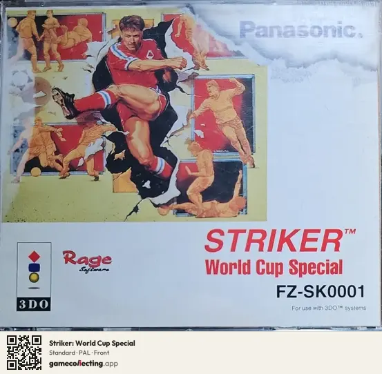 Striker: World Cup Special 3DO Interactive Multiplayer, PAL box front