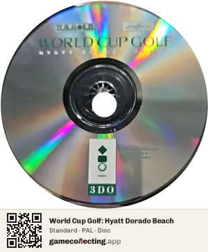 World Cup Golf: Hyatt Dorado Beach 3DO Interactive Multiplayer, PAL disc