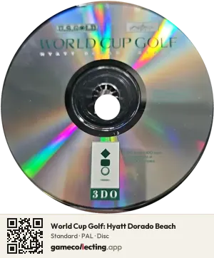 World Cup Golf: Hyatt Dorado Beach 3DO Interactive Multiplayer, PAL disc