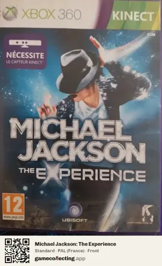 Michael Jackson: The Experience Xbox 360, France box front