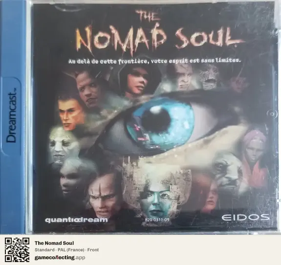 The Nomad Soul Sega Dreamcast, France box front