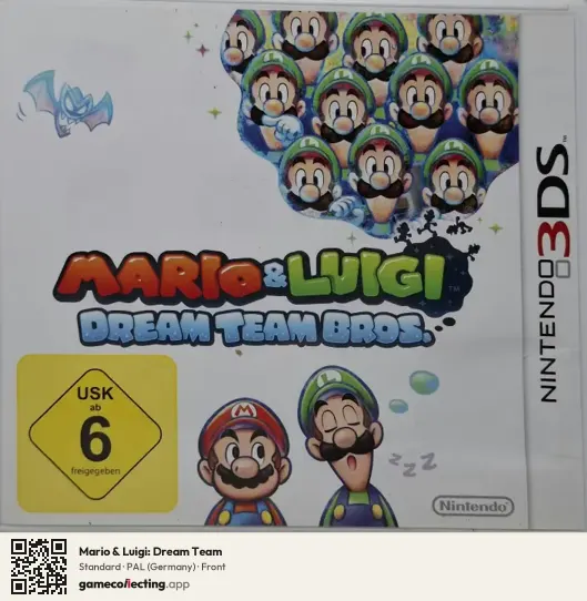 Mario & Luigi: Dream Team Nintendo 3DS, Germany box front