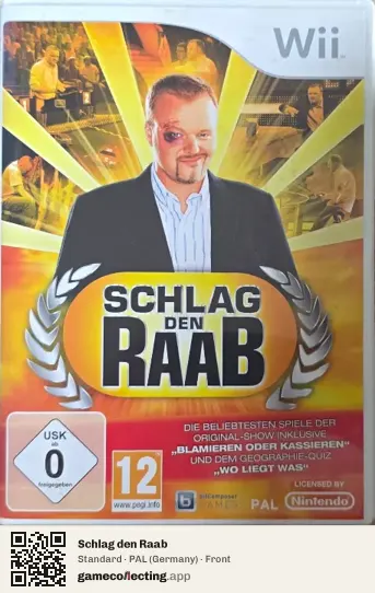 Schlag den Raab Nintendo Wii, Germany box front