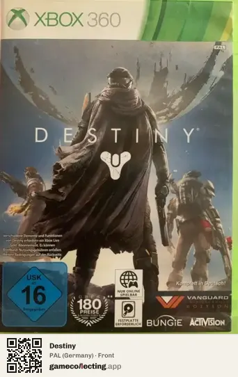 Destiny Xbox 360, Germany box front