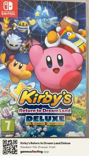 Kirby's Return to Dream Land Deluxe Nintendo Switch, France box front