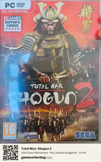 Total War: Shogun 2 Computer, United Kingdom box front