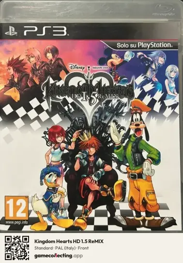Kingdom Hearts HD 1.5 ReMIX PlayStation 3, Italy box front
