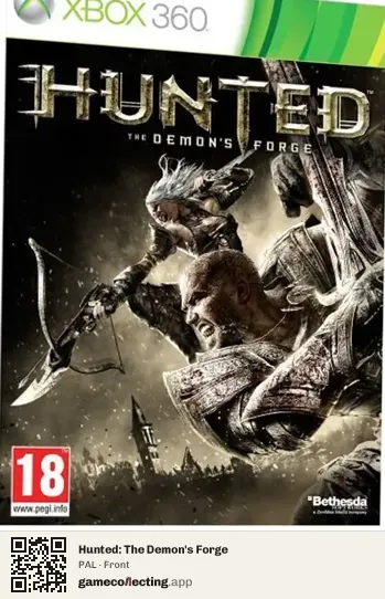 Hunted: The Demon's Forge Xbox 360, PAL box front