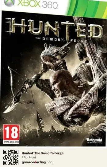 Hunted: The Demon's Forge Xbox 360, PAL box front