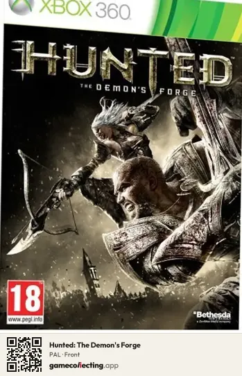 Hunted: The Demon's Forge Xbox 360, PAL box front