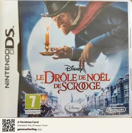 A Christmas Carol Nintendo DS, France box front