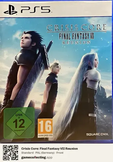 Crisis Core: Final Fantasy VII Reunion PlayStation 5, Germany box front