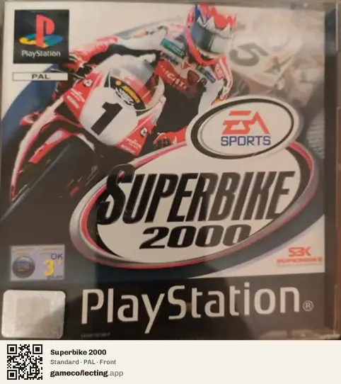 Superbike 2000 PlayStation, PAL box front