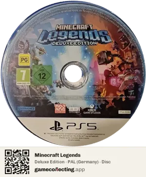 Minecraft Legends PlayStation 5, PAL disc