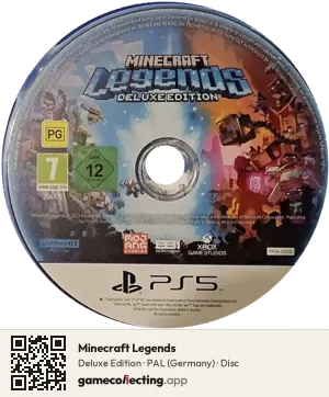 Minecraft Legends PlayStation 5, PAL disc