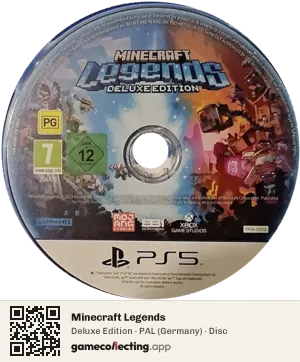 Minecraft Legends PlayStation 5, PAL disc