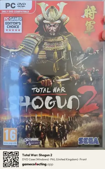 Total War: Shogun 2 Computer, United Kingdom box front