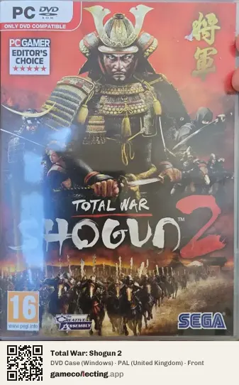 Total War: Shogun 2 Computer, United Kingdom box front