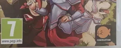Wargroove, the PEGI square on its front